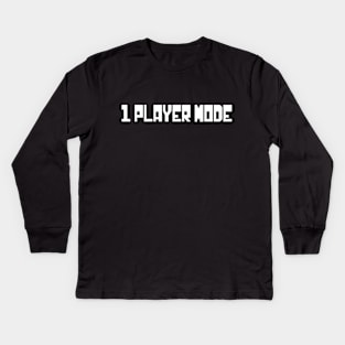 1 PLAYER MODE Kids Long Sleeve T-Shirt